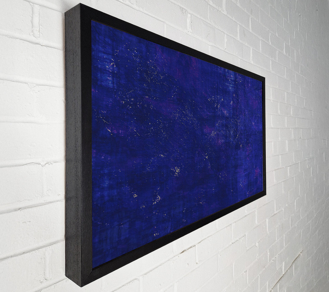  A Canvas Print of Indigo Hues And Dust Canvas Art