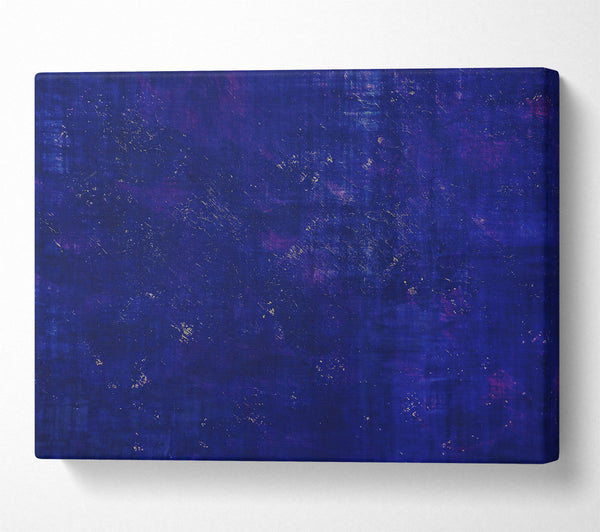 A Canvas Print of Indigo Hues And Dust Canvas Art