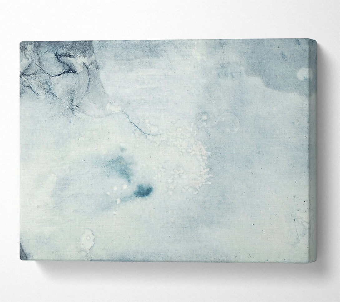  A Canvas Print of Pale Blue Abstract Canvas Wall Art