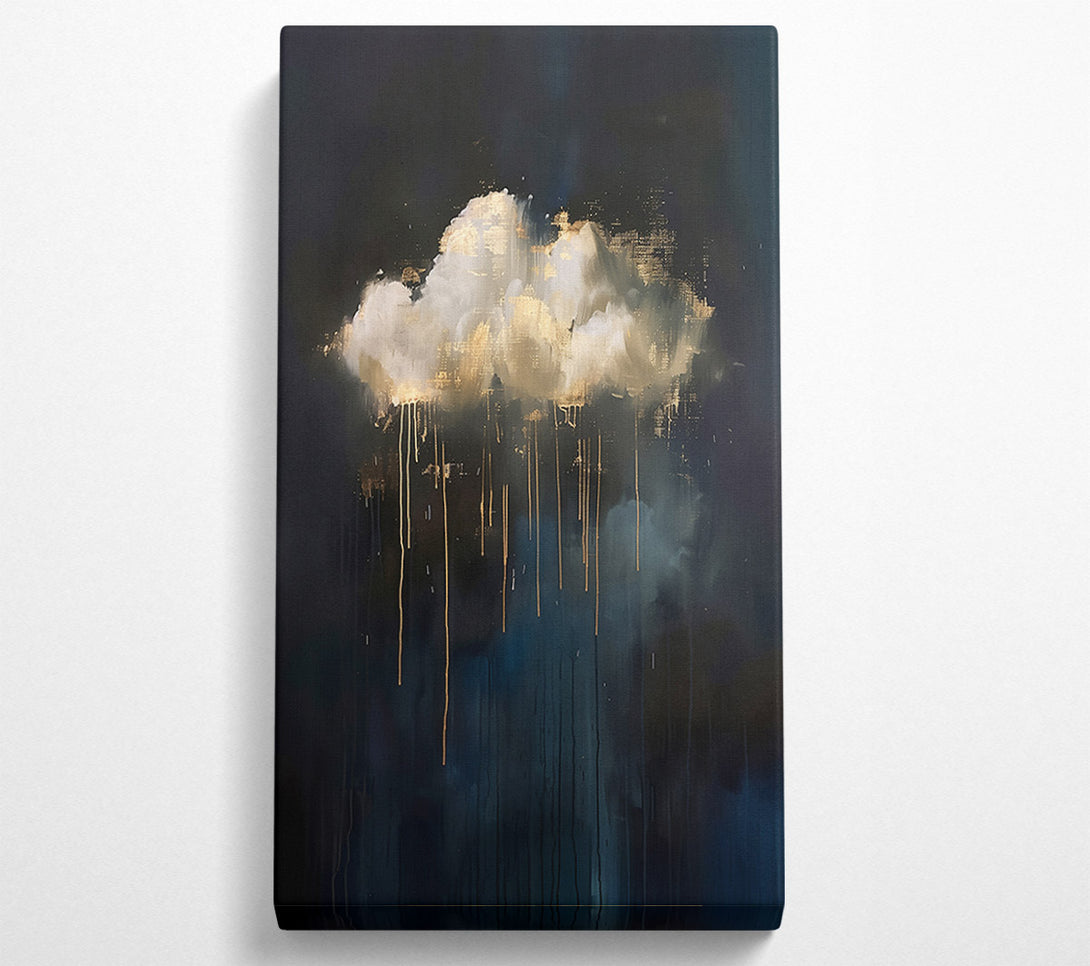  A Canvas Print of Golden Cloud Drizzle Canvas Wall Art