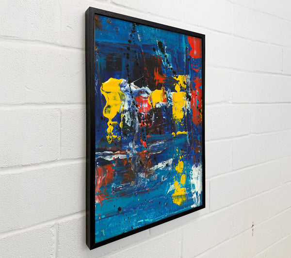 Blue Abstract Splashes