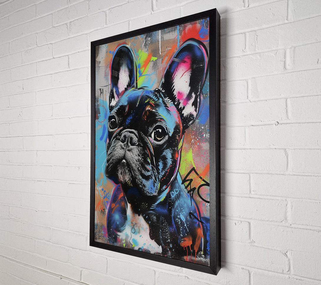  A Canvas Print of French Bulldog Canvas Wall Art