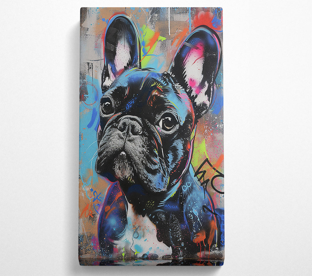  A Canvas Print of French Bulldog Canvas Wall Art