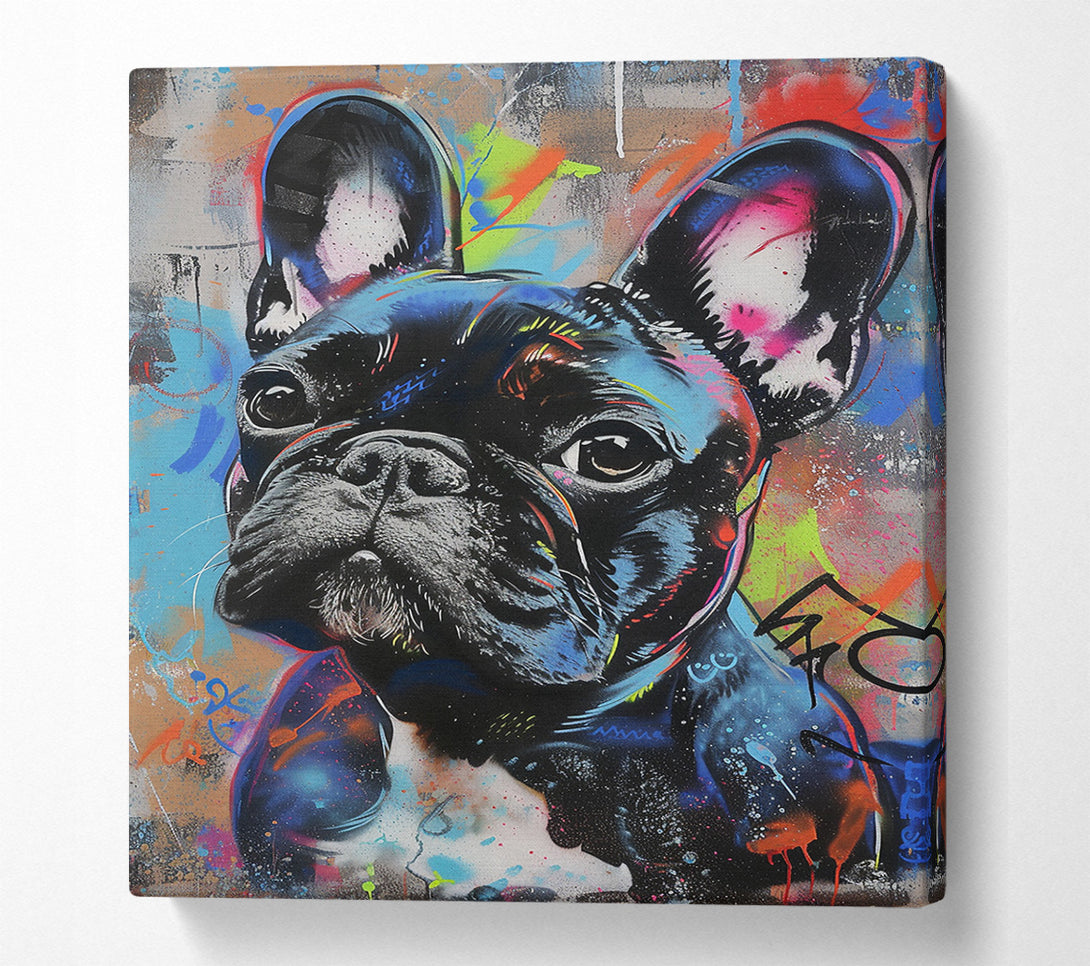  A Canvas Print of French Bulldog Canvas Wall Art