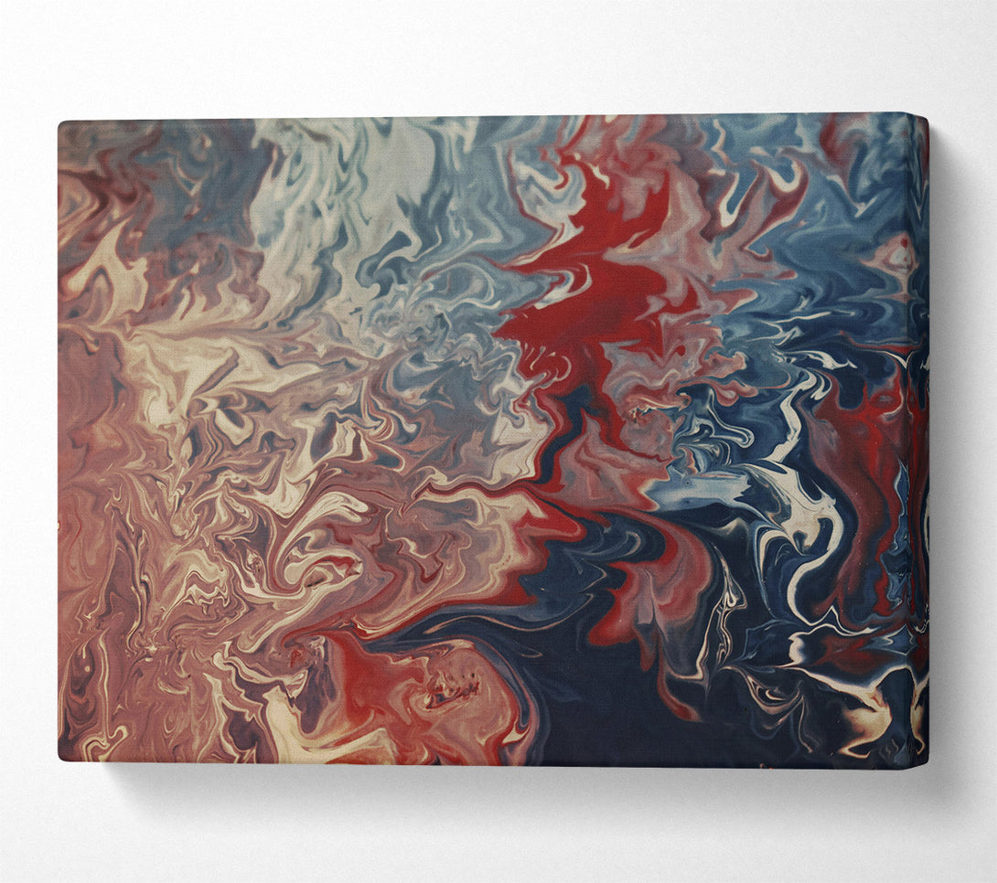  A Canvas Print of Crimson Liquid Dreams Canvas Print