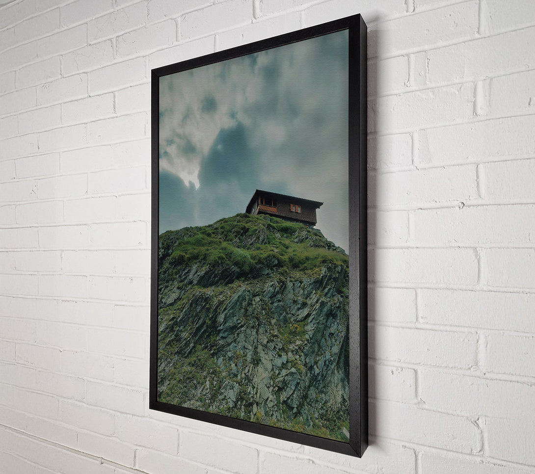  A Canvas Print of Green Mountain Retreat Canvas Wall Art