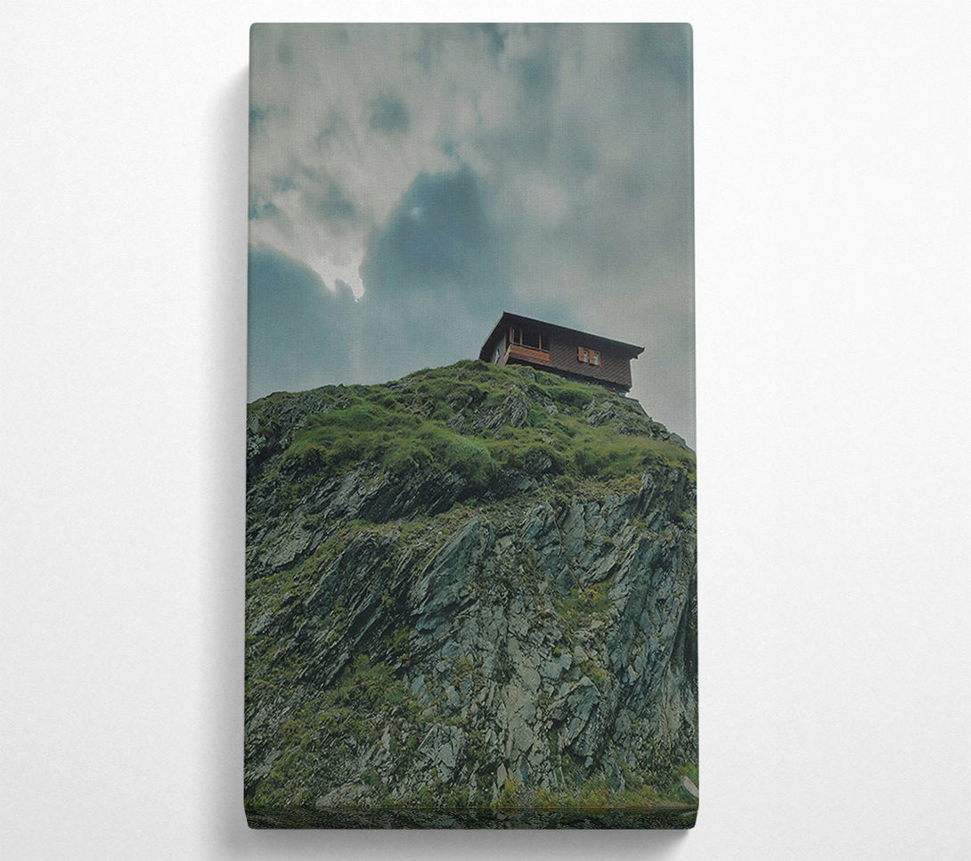  A Canvas Print of Green Mountain Retreat Canvas Wall Art