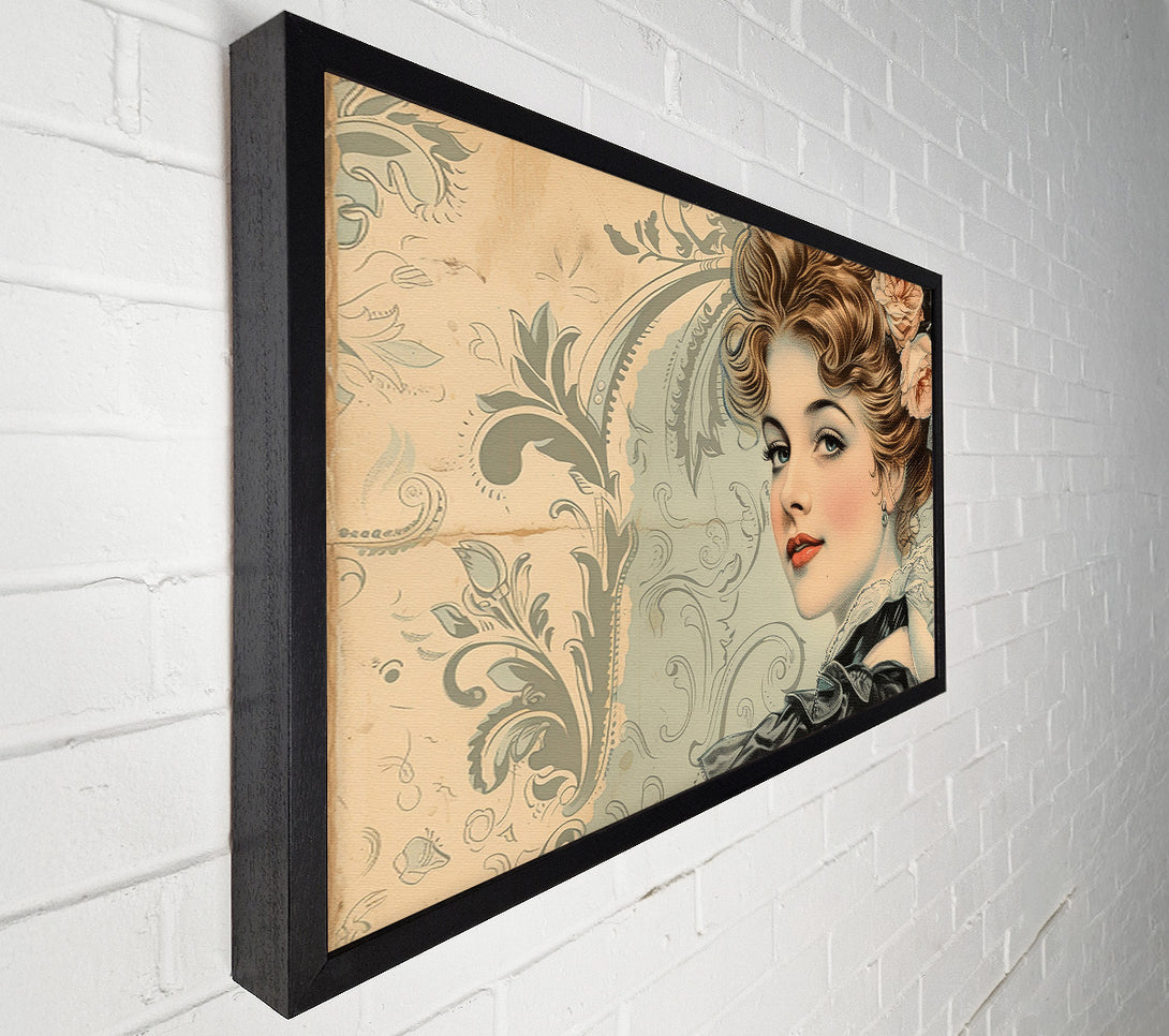  A Canvas Print of French Lady Canvas Art