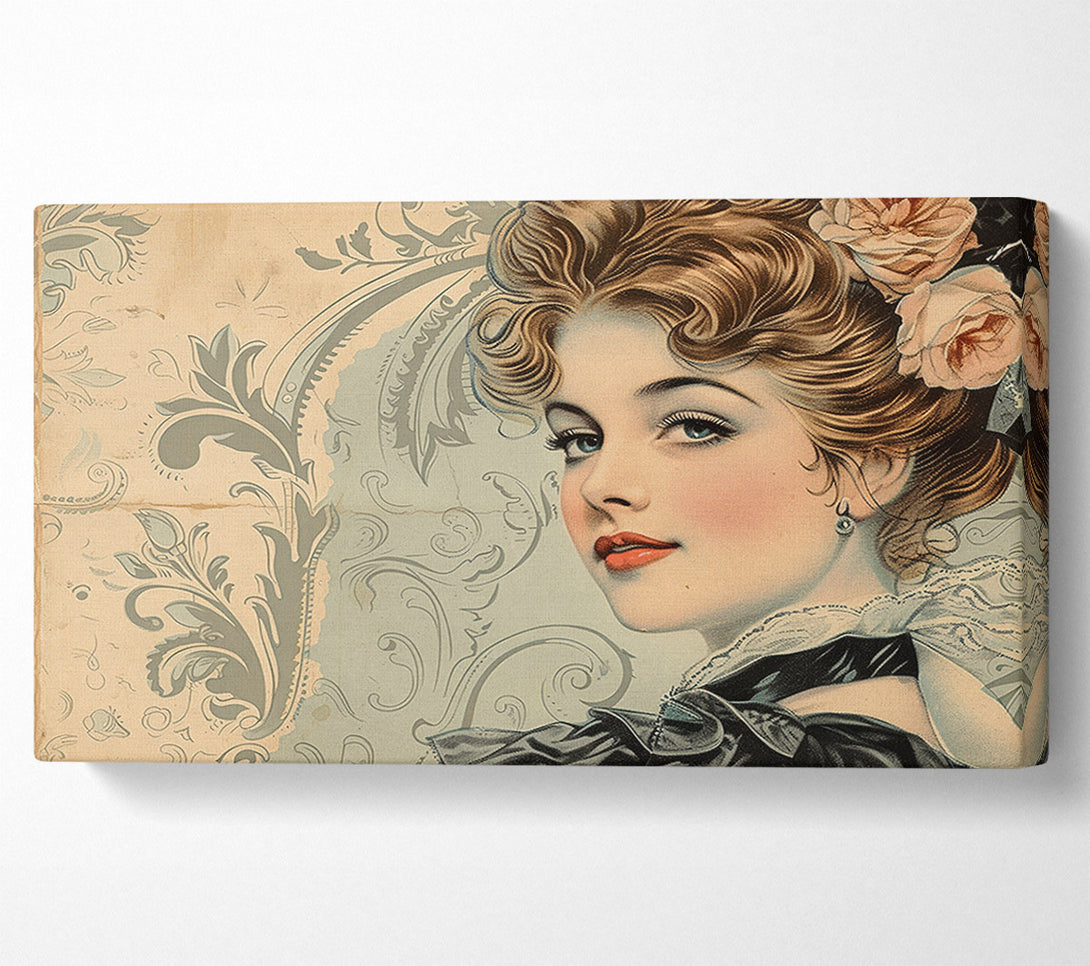  A Canvas Print of French Lady Canvas Art