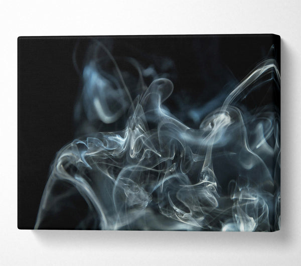  A Canvas Print of White Smoke Dreams Canvas Wall Art