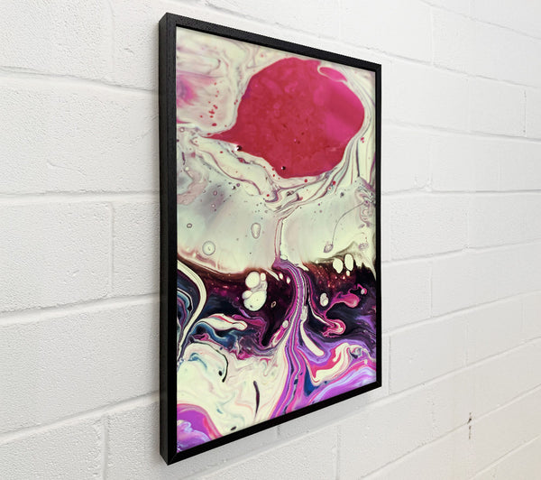 Crimson Swirls And Drips