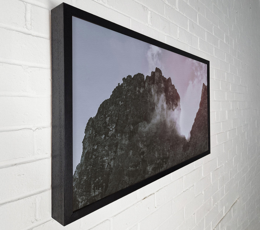  A Canvas Print of Pink Mountain Mist Canvas Print