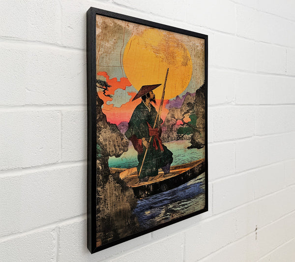 Golden Sunset Rowing