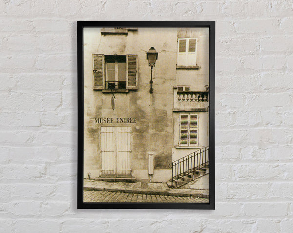 French Street Framed Print