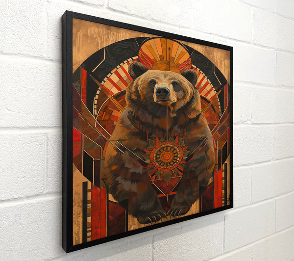 Crimson Bear Mandala