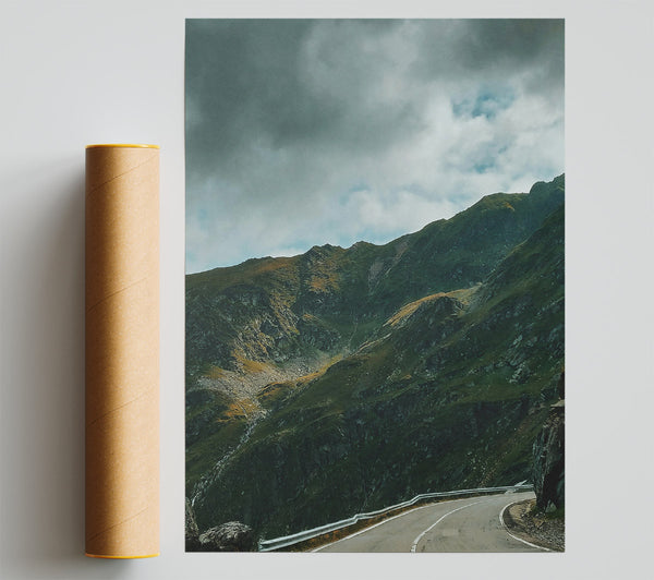 Grey Skies, Green Roads. Poster