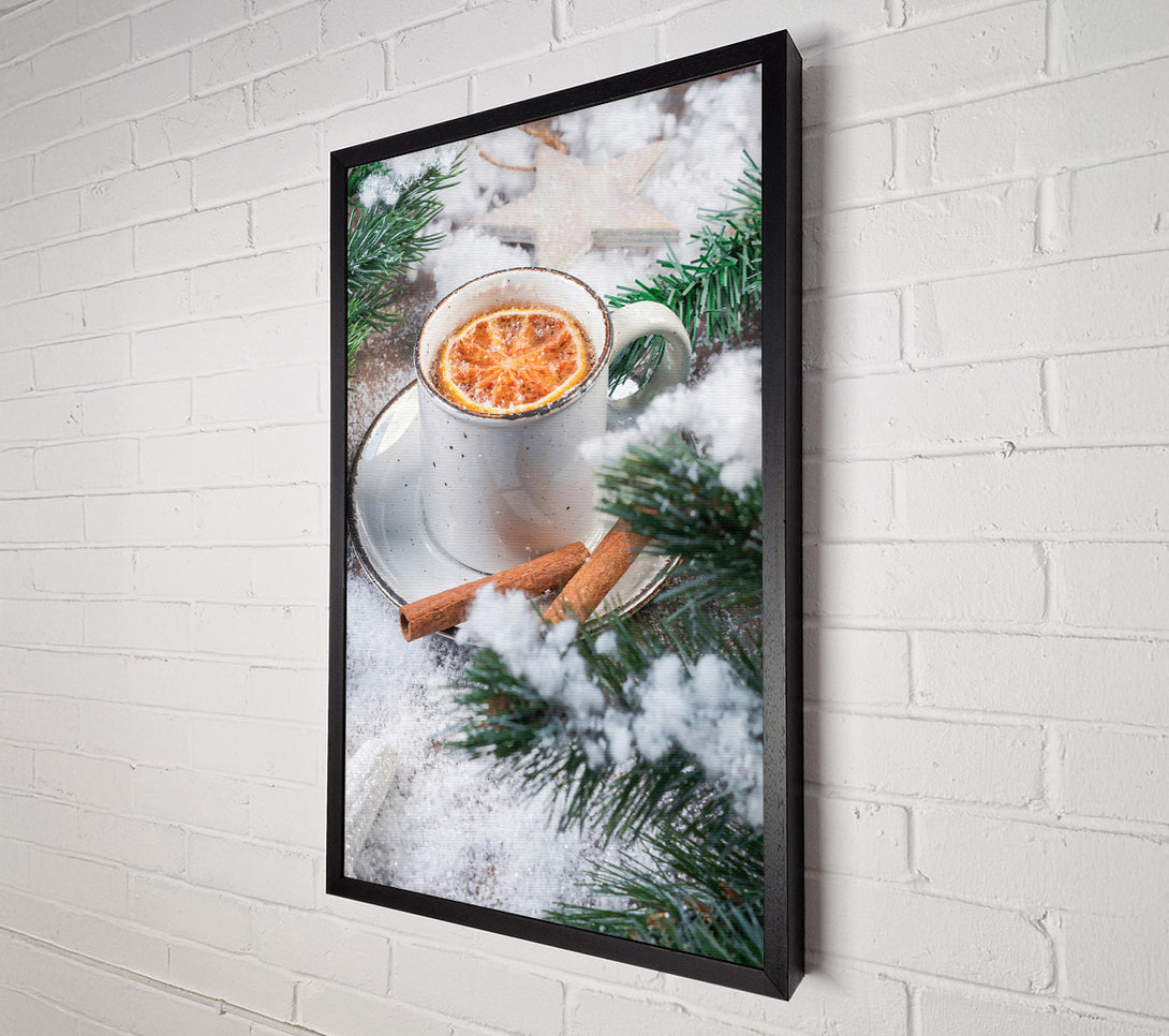  A Canvas Print of White Winter Spice Canvas Print