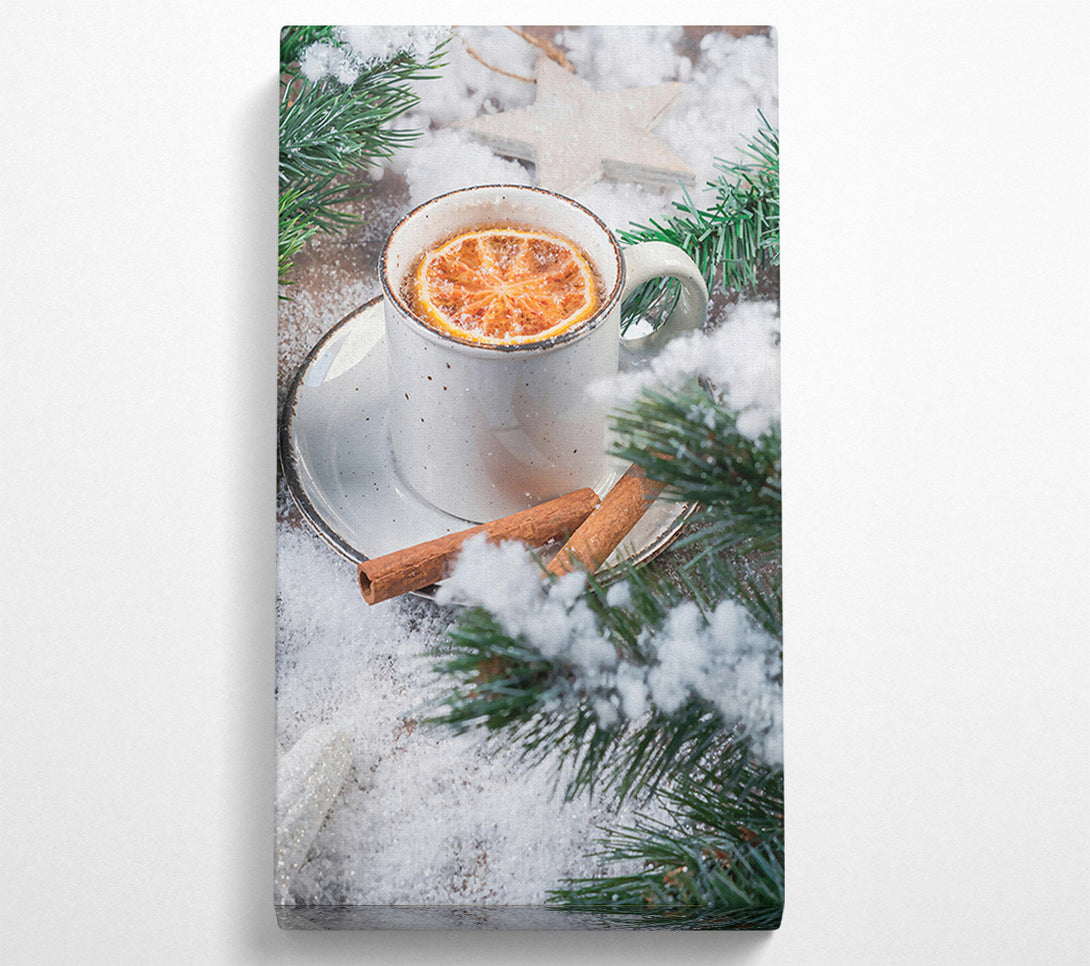  A Canvas Print of White Winter Spice Canvas Print