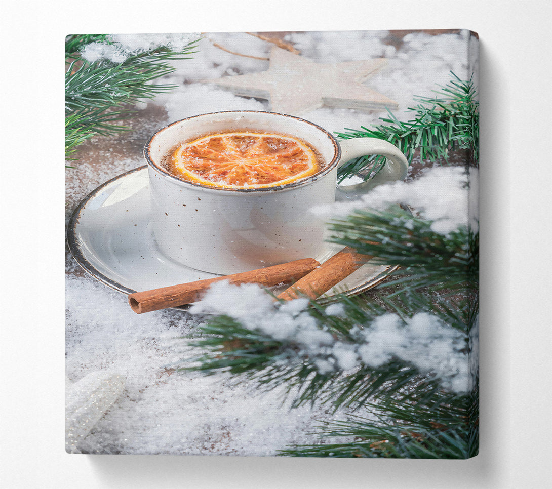  A Canvas Print of White Winter Spice Canvas Print
