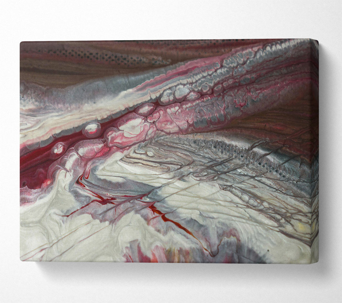  A Canvas Print of Crimson Swirling Dreams Canvas Wall Art