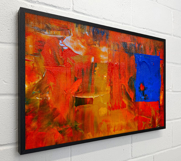 Orange And Blue Abstract