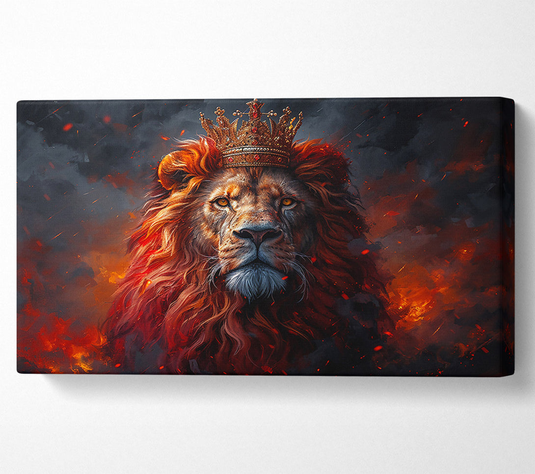 A Canvas Print of Fiery Crowned King Canvas Art