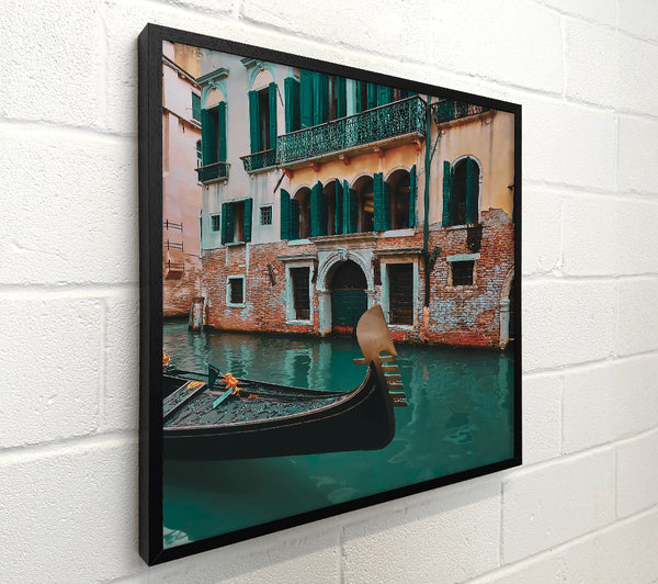 Emerald Gondola Reflections