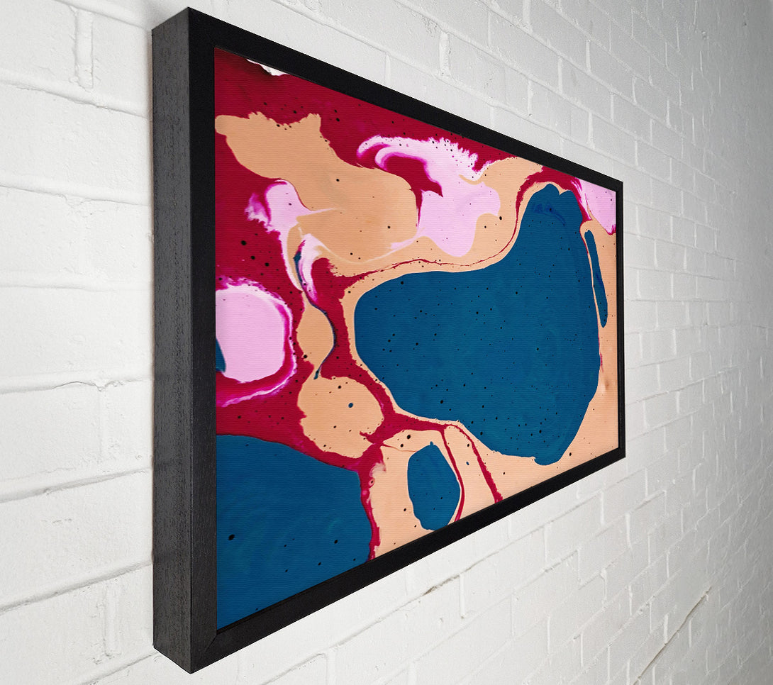  A Canvas Print of Teal Swirling Dreams Canvas Art