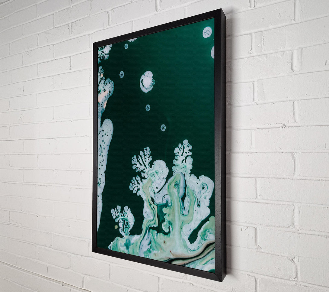  A Canvas Print of Emerald Abstract Dreams Canvas Art