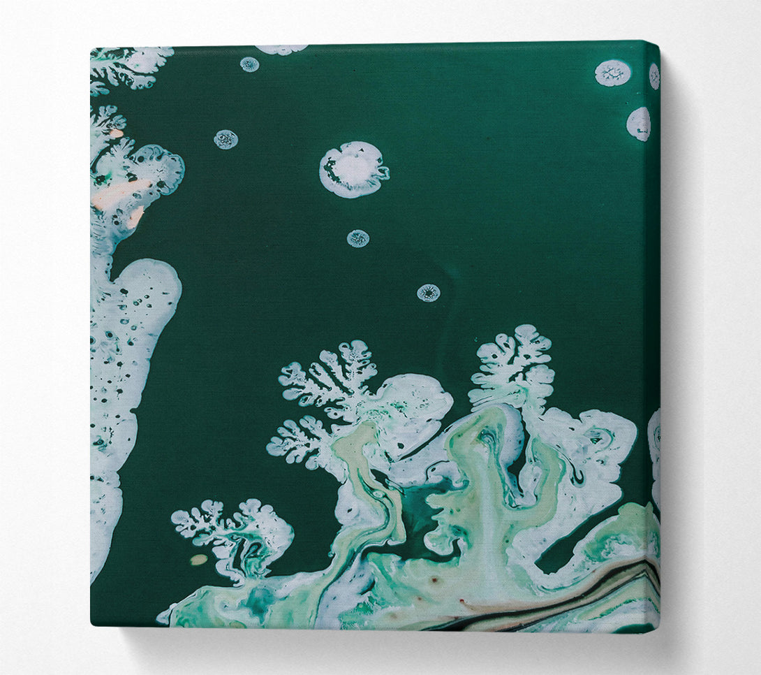  A Canvas Print of Emerald Abstract Dreams Canvas Art