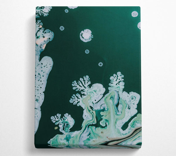  A Canvas Print of Emerald Abstract Dreams Canvas Art