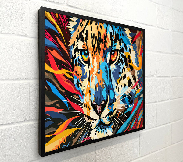 Blue Leopard Gaze