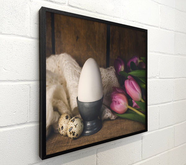 Pink Tulip Egg Cup