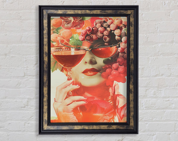 Fruit Of The Wine Framed Print