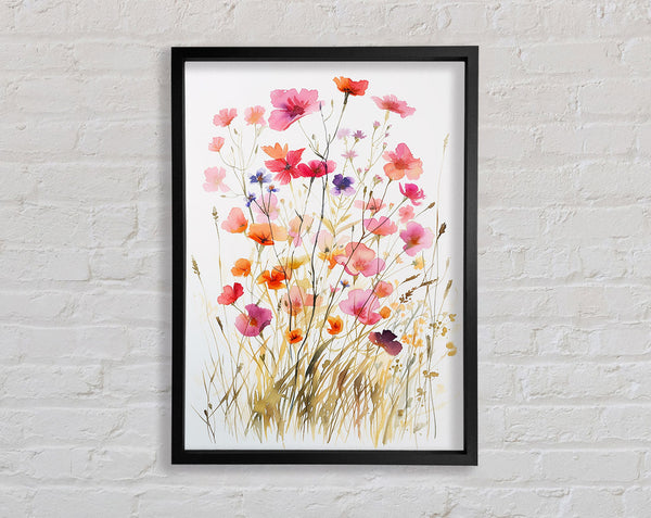 Garden Watercolour Framed Print
