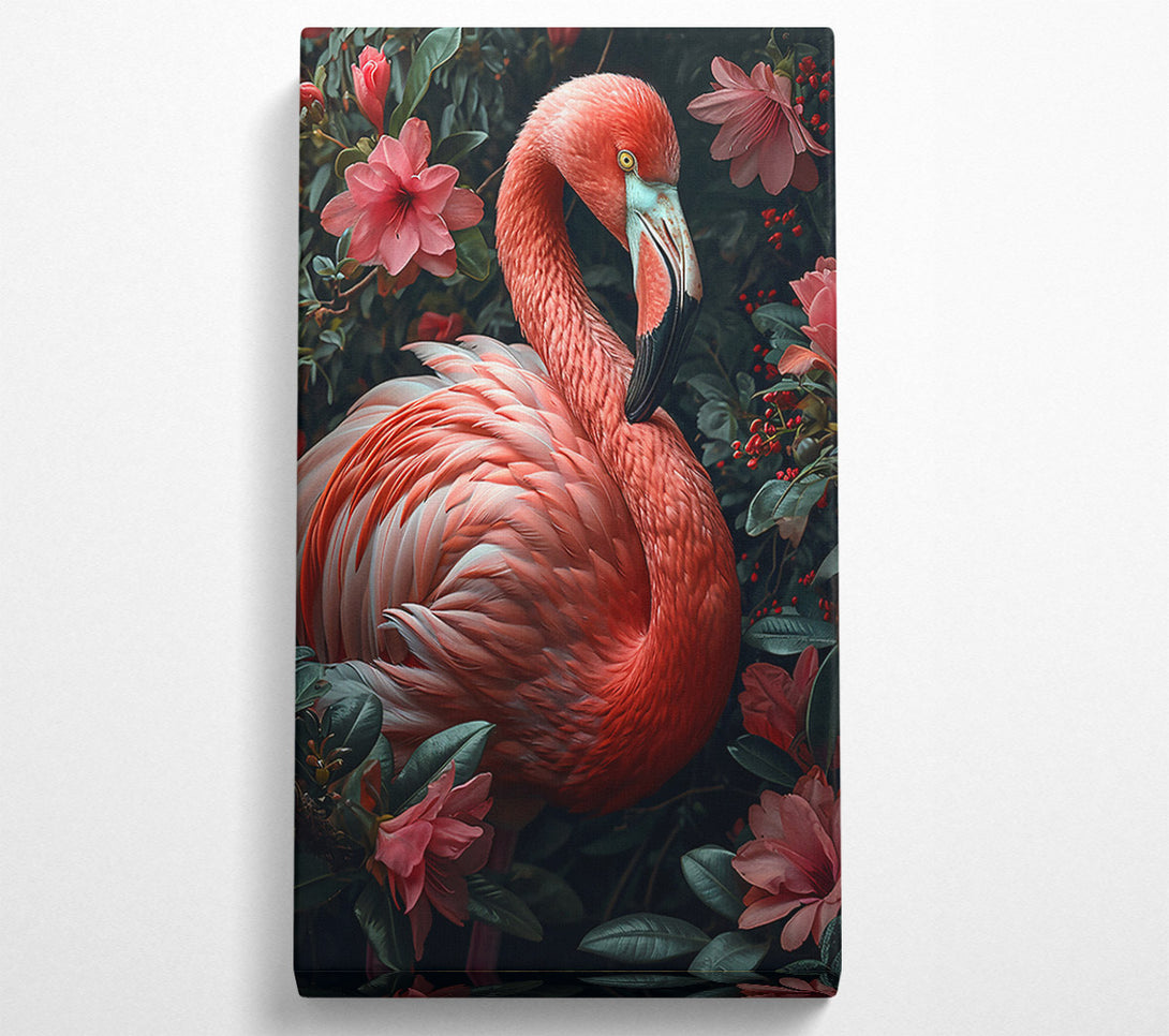  A Canvas Print of Crimson Flamingo Dream Canvas Art