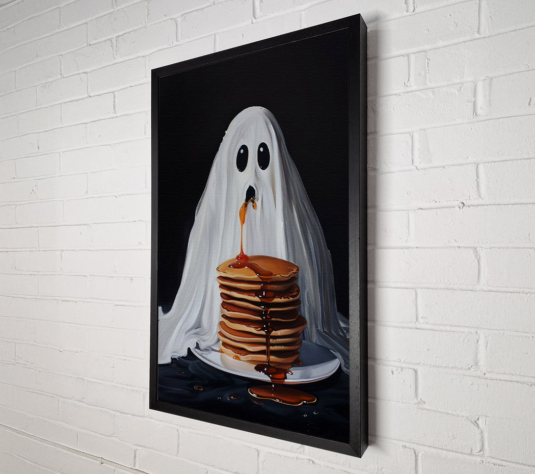  A Canvas Print of Ghostly Brown Syrup Canvas Print