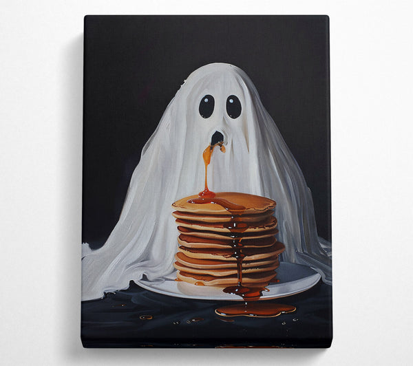  A Canvas Print of Ghostly Brown Syrup Canvas Print
