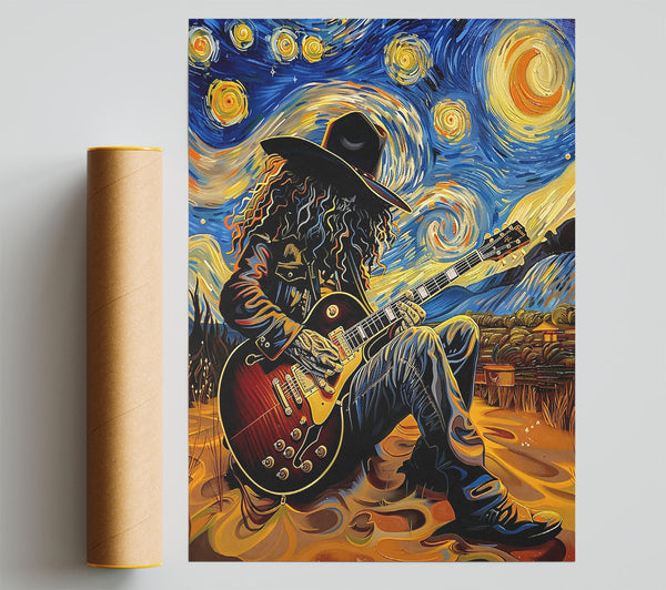 Blue Night Blues Print