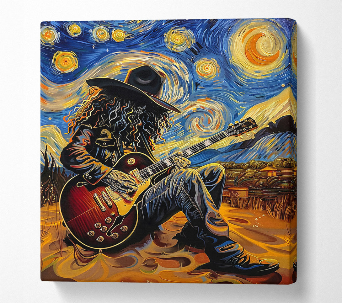  A Canvas Print of Blue Night Blues Canvas Wall Art