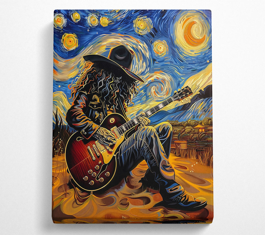  A Canvas Print of Blue Night Blues Canvas Wall Art