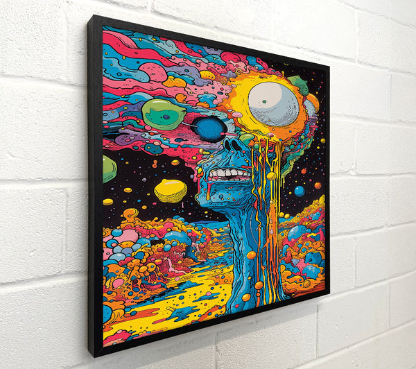 Yellow Dreamscape Drip