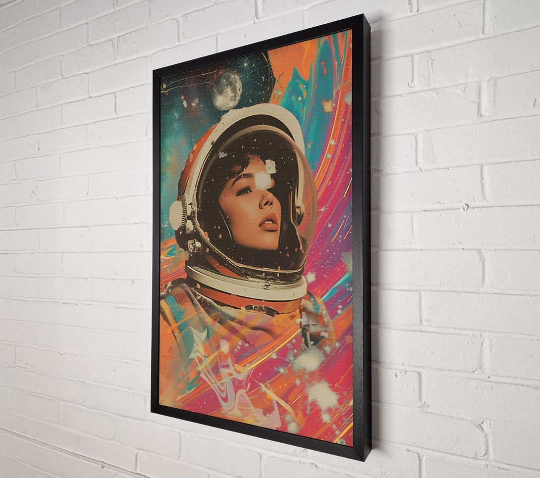  A Canvas Print of Orange Cosmic Dream Canvas Print