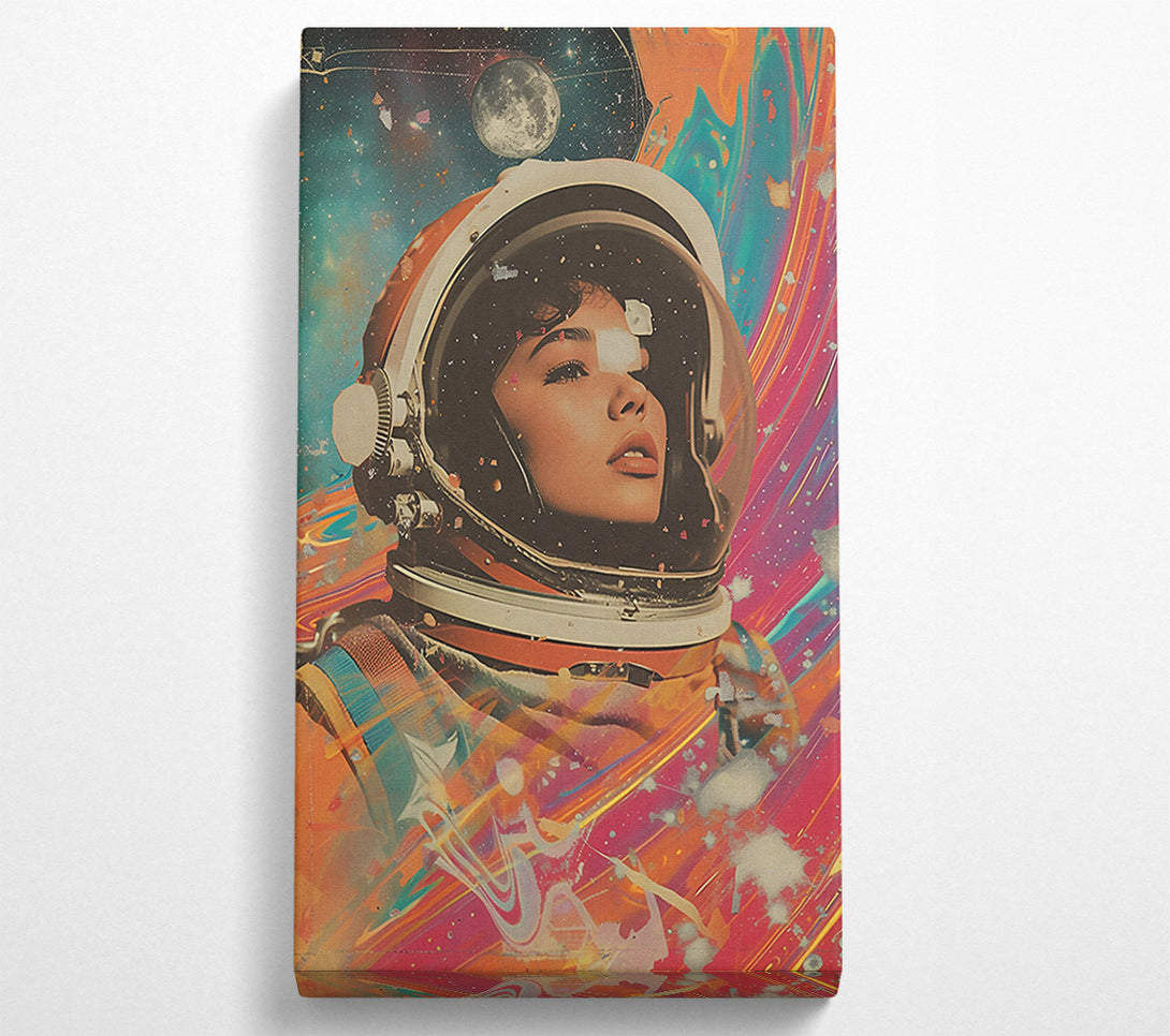  A Canvas Print of Orange Cosmic Dream Canvas Print