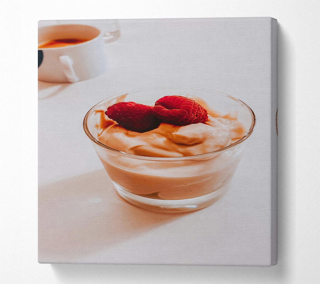  A Canvas Print of Creamy Beige Delight Canvas Wall Art