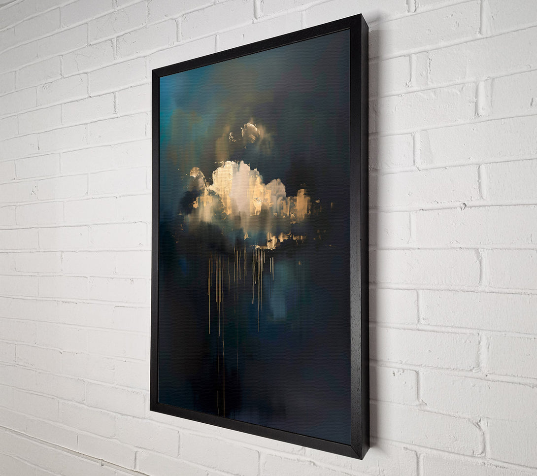  A Canvas Print of Golden Storm Clouds Canvas Print