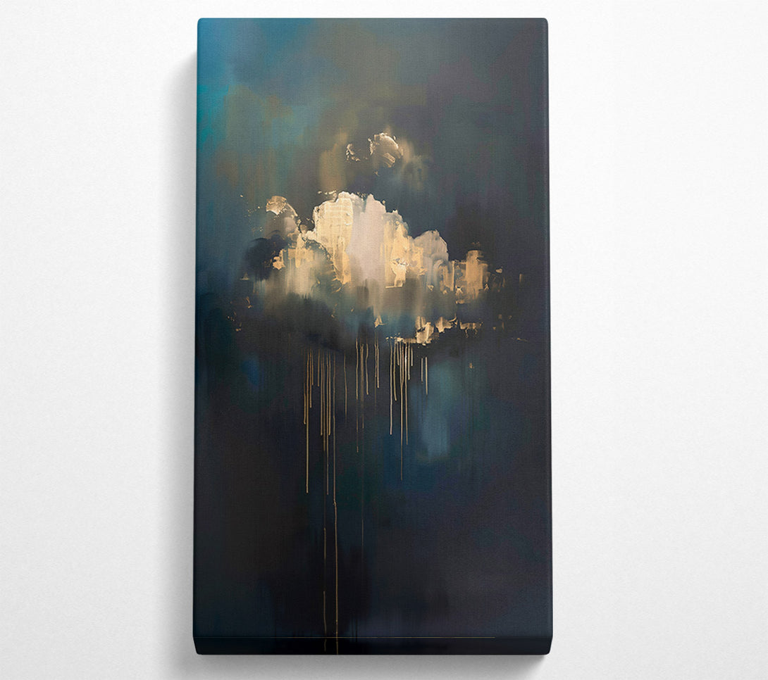  A Canvas Print of Golden Storm Clouds Canvas Print