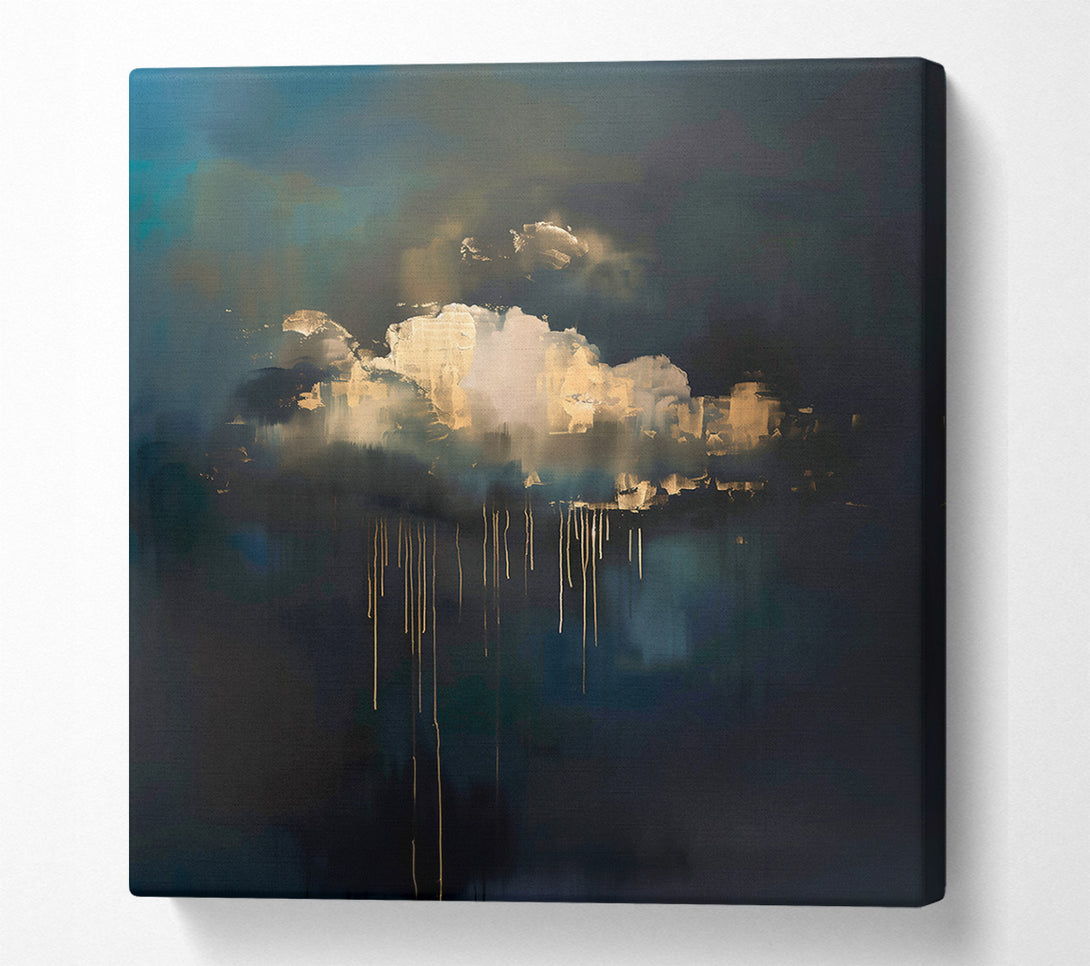  A Canvas Print of Golden Storm Clouds Canvas Print