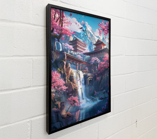 Pink Temple Waterfall