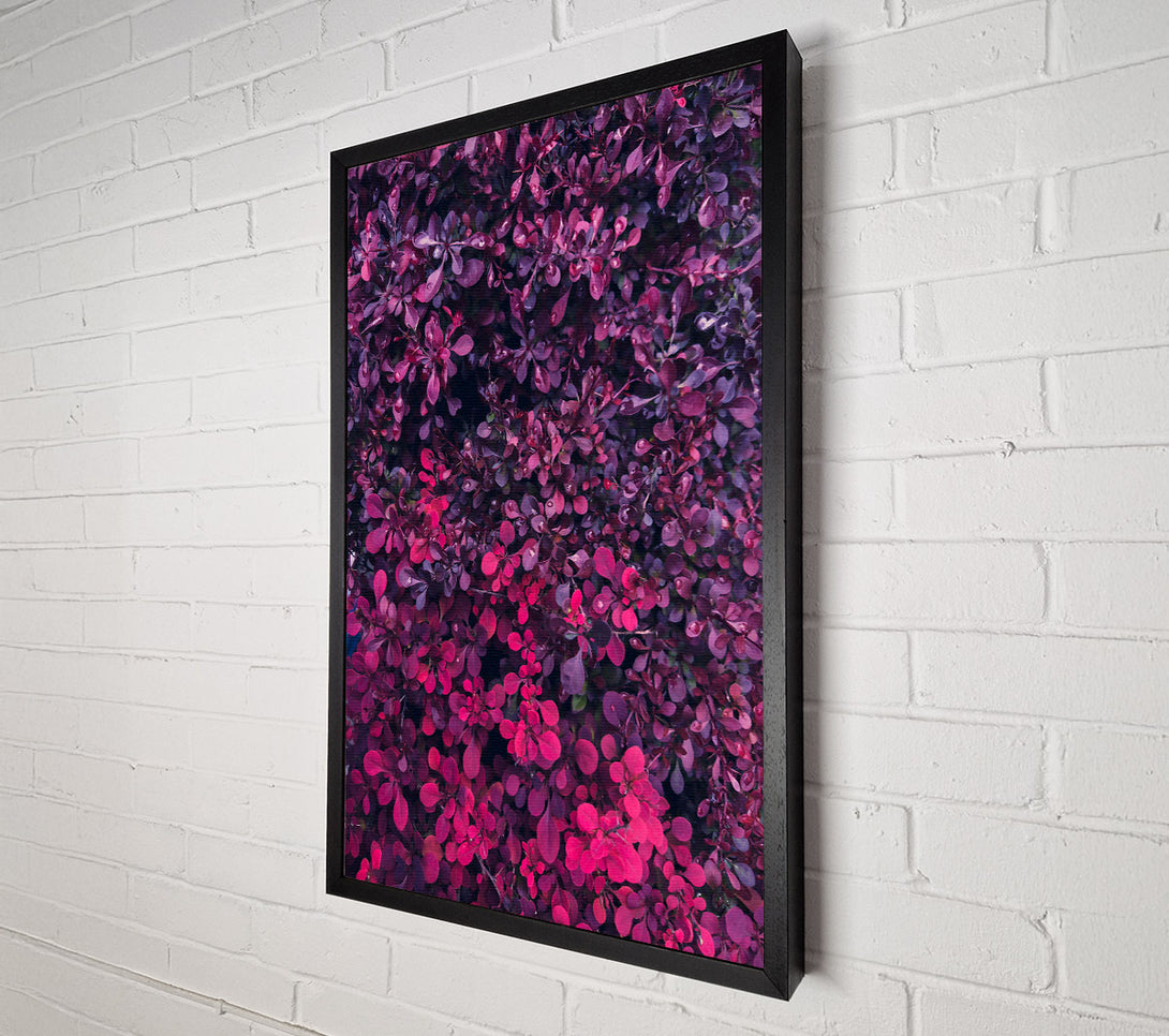  A Canvas Print of Crimson Leaf Symphony Canvas Wall Art